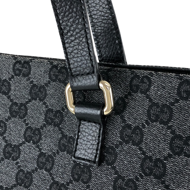 GUCCI グッチ GGキャンバス トートバッグ ブラック キャンバス vintage ヴィンテージ オールド 6trbey