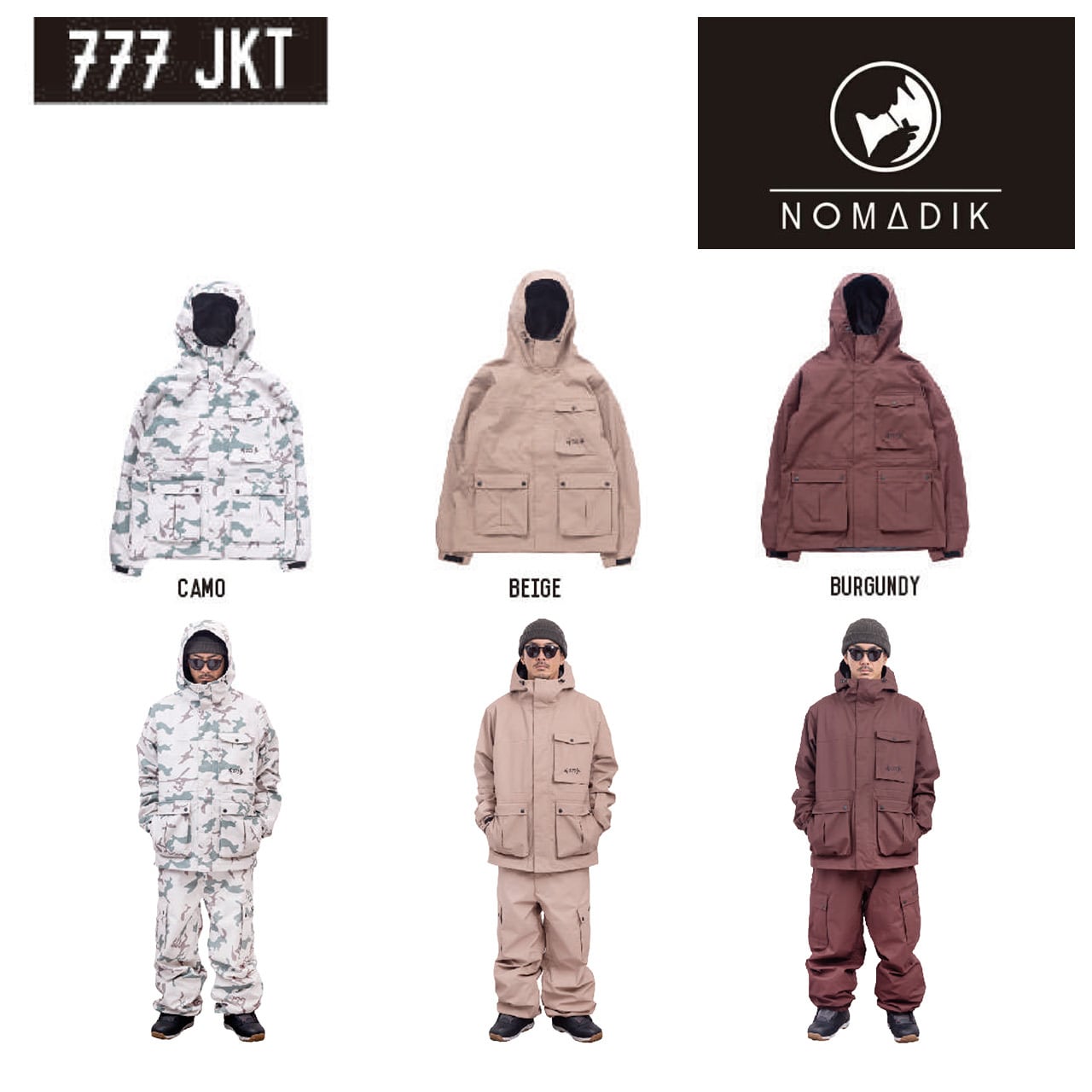 23-24 NOMADIK 777 JKT スノーボード ウェア ノマディック 國母和宏 