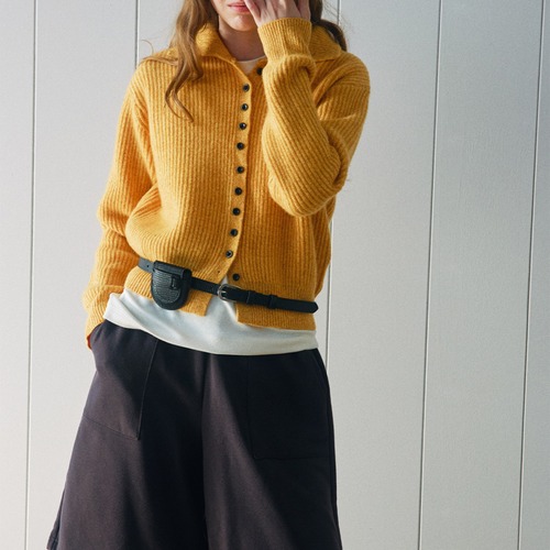 Cozy Knit Button-Up Cardigan【4color】 T3671