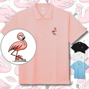 Polo-shirt-one point-フラミンスニーカー 4116