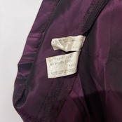 HIROKO BIS ヒロコビス 玉虫 光沢 デザイン 薄手 ジャケット 9 /パープル/日本製