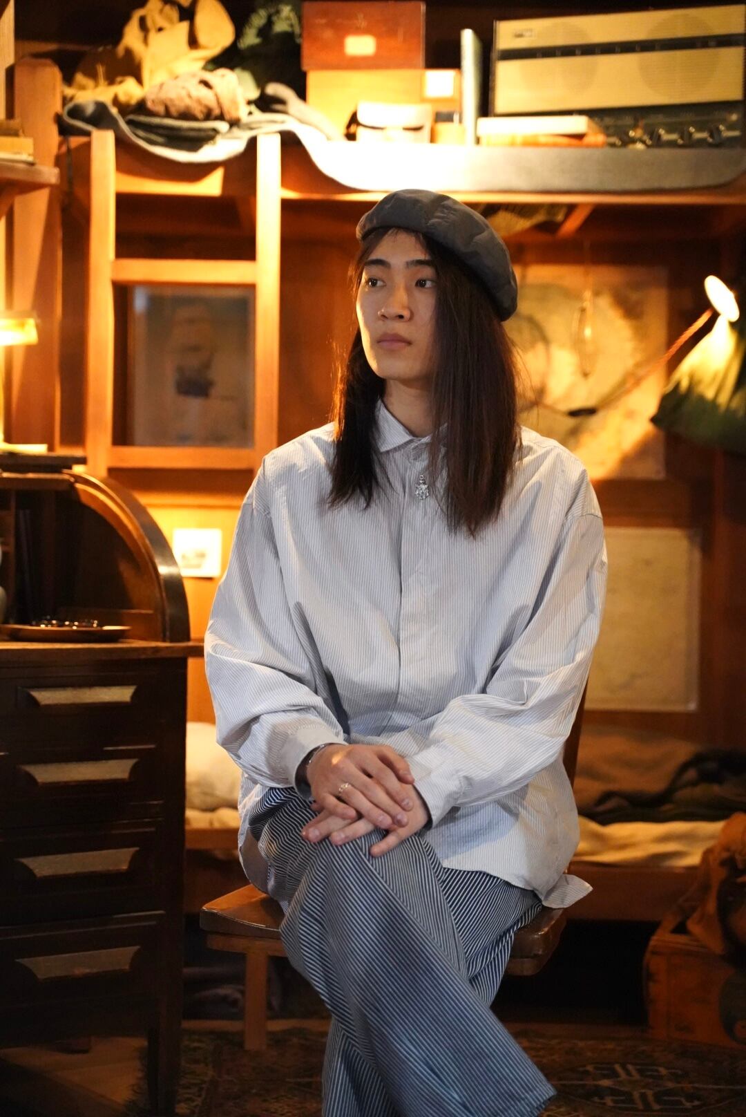 NEW ARTIST PIN STRIPE SHIRT｜Porter Classic（ポータークラシック  