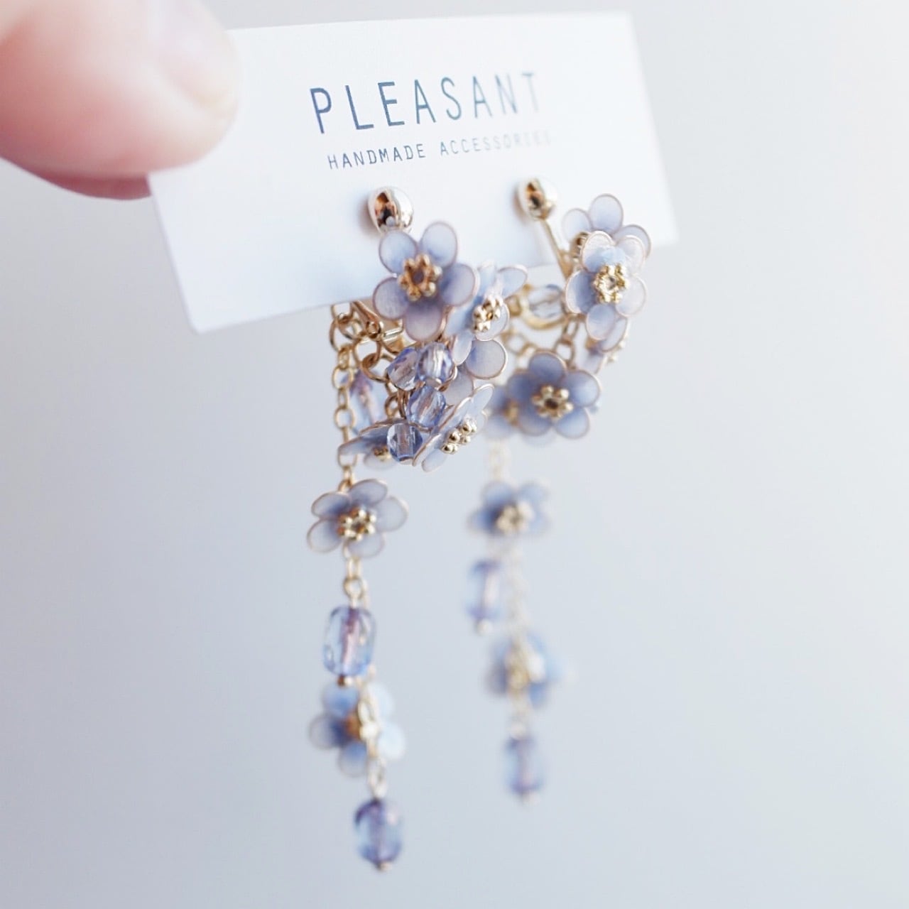 勿忘草 イヤリング