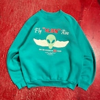 90s ロズウェル事件50周年 エイリアンスウェット ブルー UFO