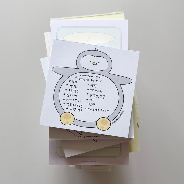 papeterie.atelier 〔dori memo pad 01〕