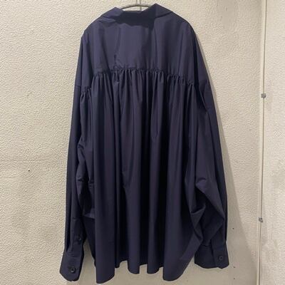 kolor カラー　シャツ　ドッキング　2 ネイビー　21aw Mサイズ