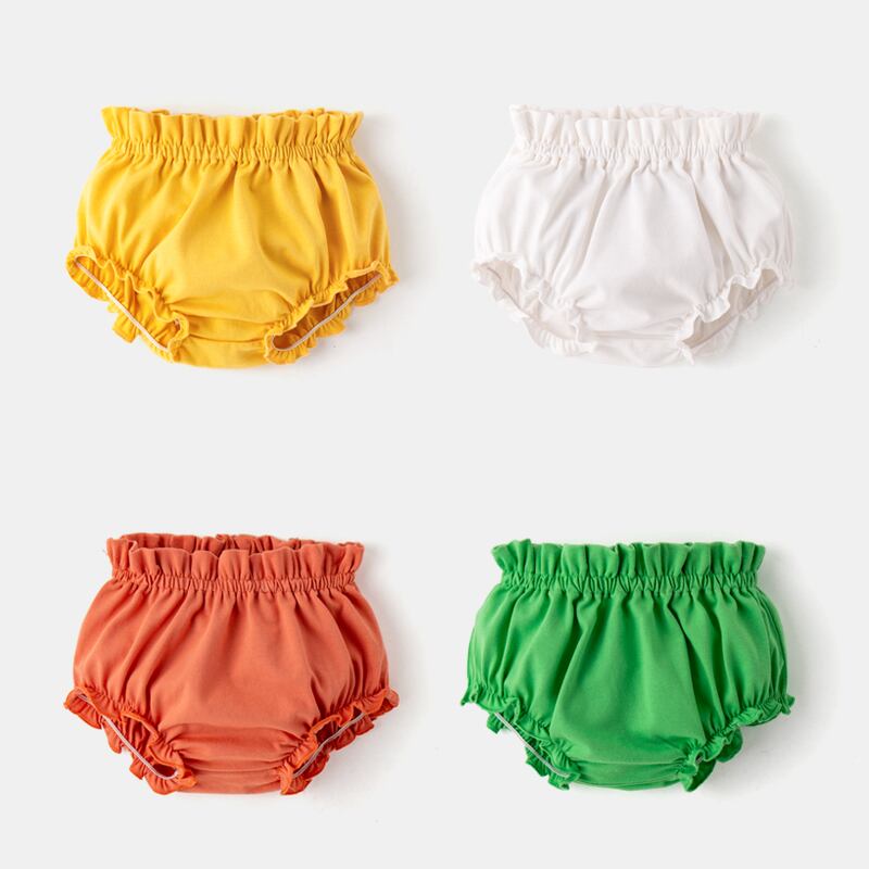 ベビーコットンランタンショーツ、ベビービッグppパンツ、女性の子供の5ポイントパンツ、夏のレジャー0-1-3歳の薄いセクション Duduベイビー54778301789