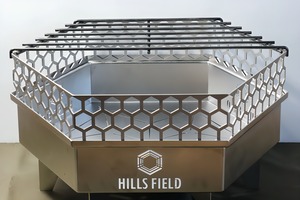 焚き火台フリー座 対応五徳　"トラペジウム" 鉄バージョン