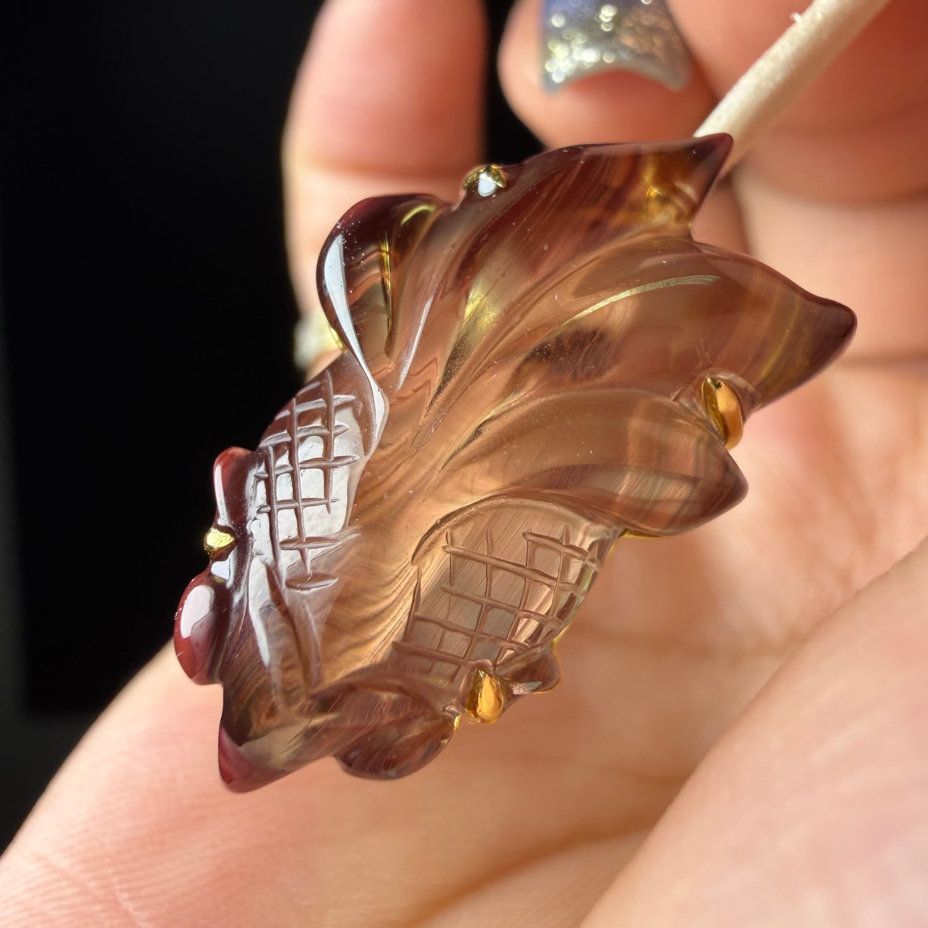 no.C2 アンデシン金魚 ペンダントトップ兼ブレスチャーム