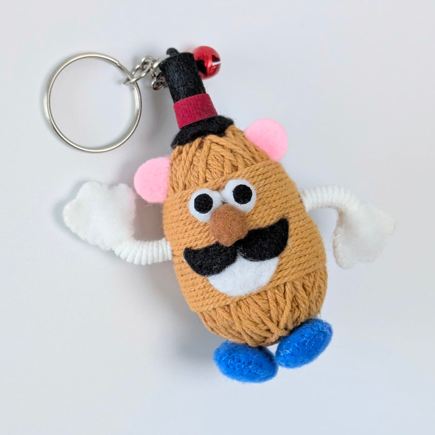 【 ミスターポテトヘッド  ( Mr. Potato Head )  トイストーリー 】 Voodoo doll KeyHolder / ブードゥー人形 / 身代わり人形 /お守り人形  〚アメリカン雑貨 アメトイ〛