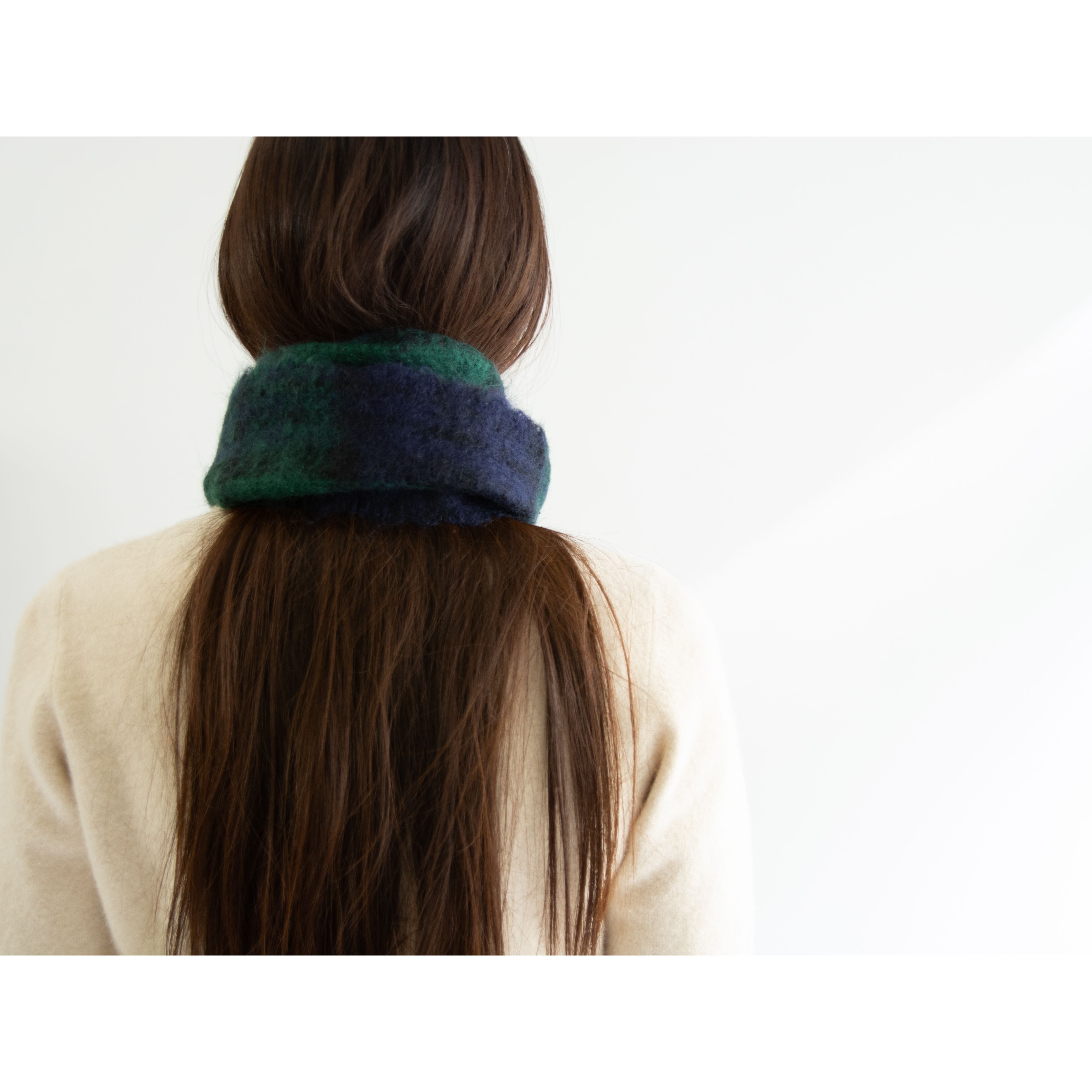 日本廉価 NEAT×UnrealRealclothes別注 ウールブラックタータンチェック