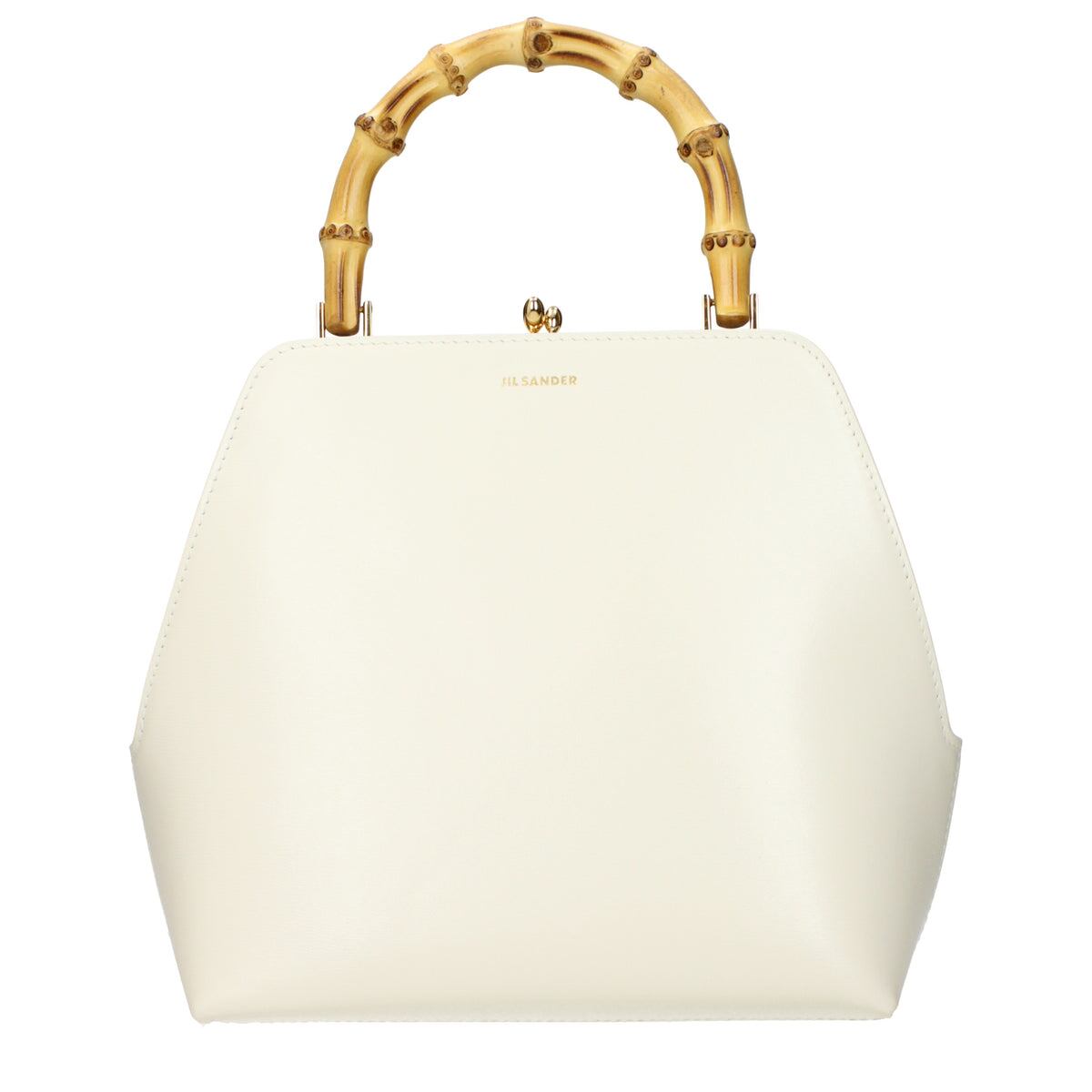 【新品】JIL SANDER ジルサンダー レディース ハンドバッグ レザー ベージュ WD0021P4866106