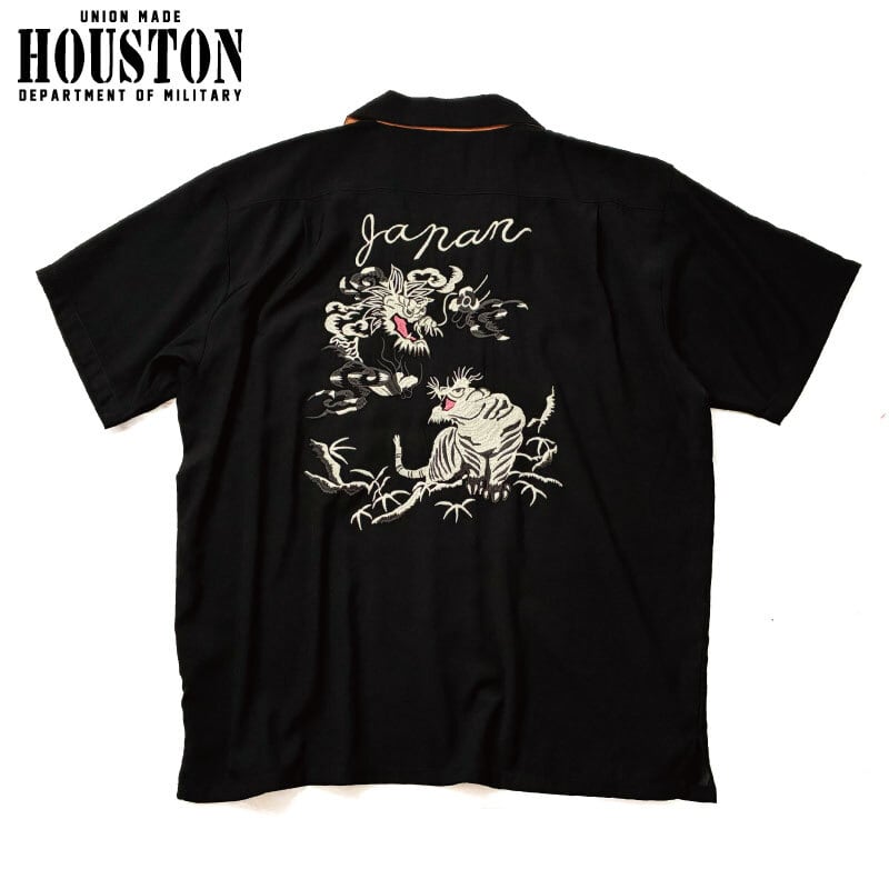 HOUSTON ヒューストン ベトジャン ベトナムジャケット スカル柄 ドクロ