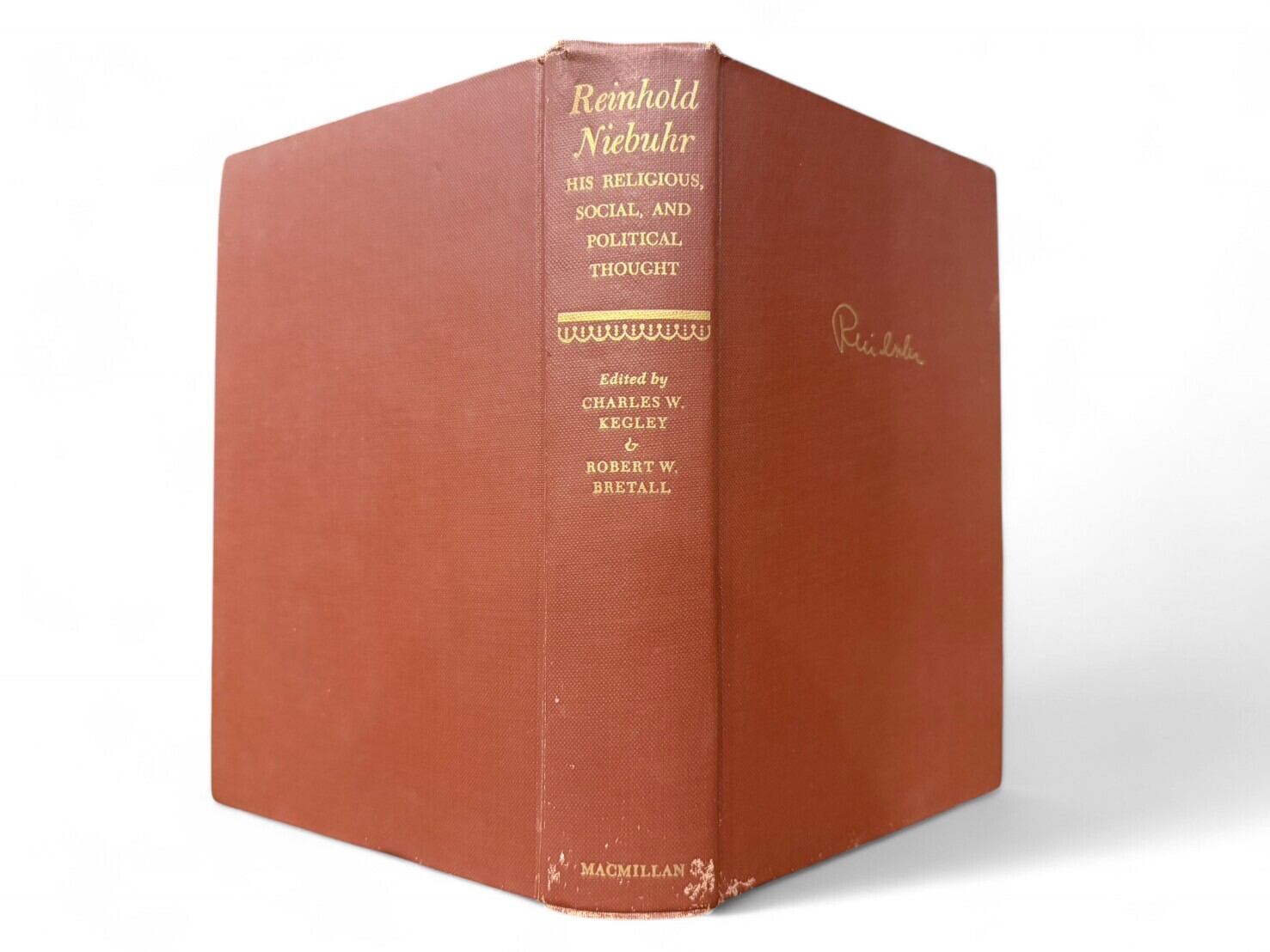 【SFF042】【FIRST EDITION】【THE LIBRARY OF LIVING THEOLOGY】Reinhold Niebuhr; His Religious, Social, and Political Thought (1956) / Charles W. Kegley&R.W.Bretall