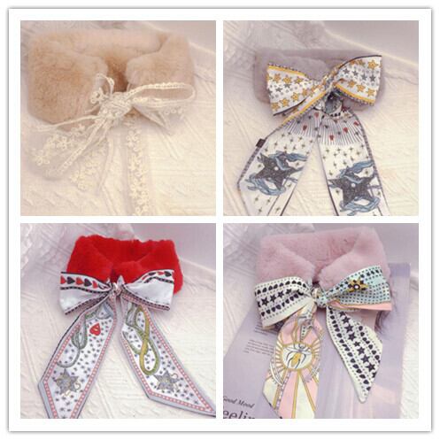 《予約》№2101312 ファー付きスカーフ