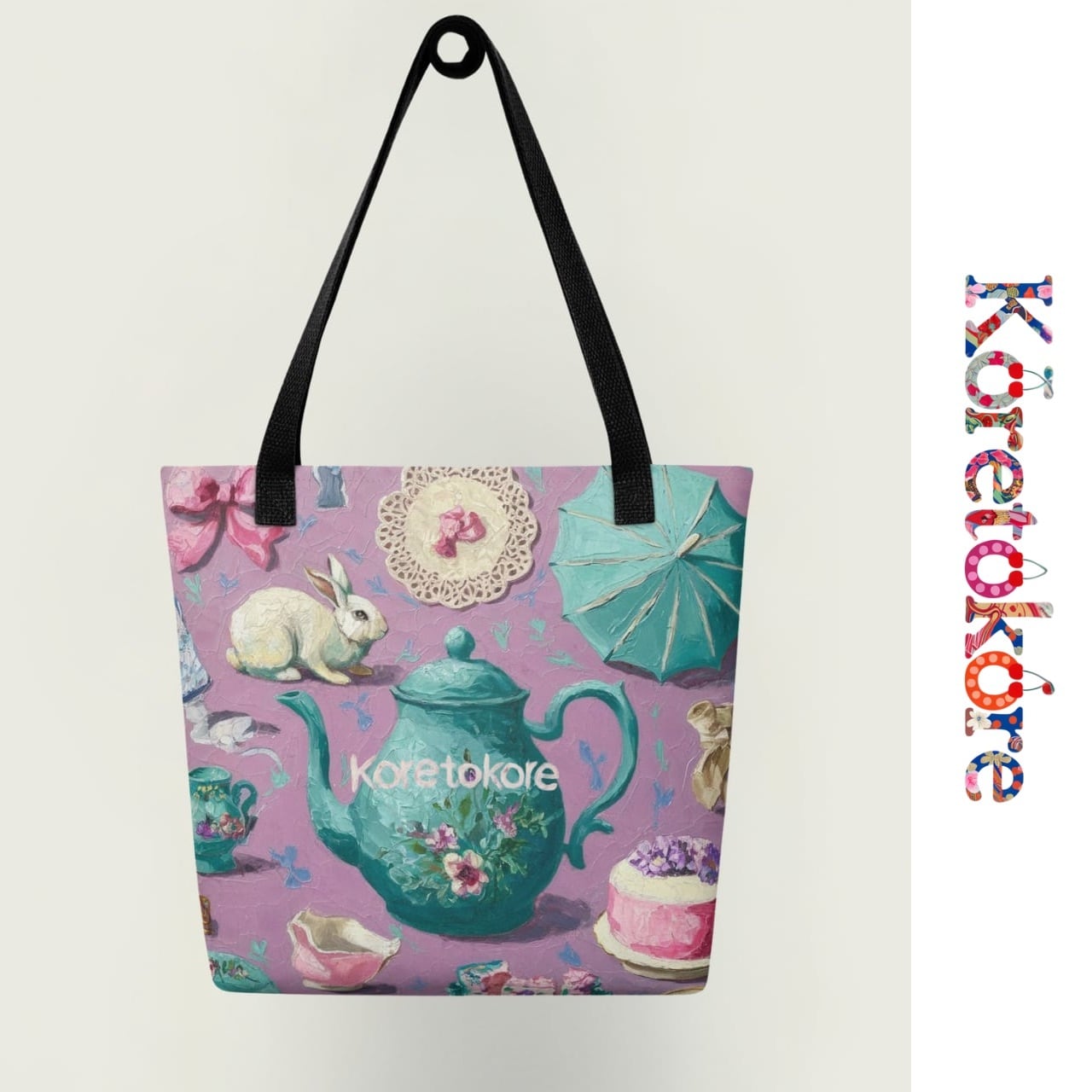 Tea Ceremony Purple tote bag A2017