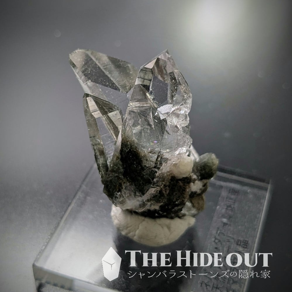 ヒマラヤ水晶オールドストック原石標本015 生命力に満ち溢れる緑泥石