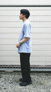 四畳半帝国ロゴ刺繍big silhouette T