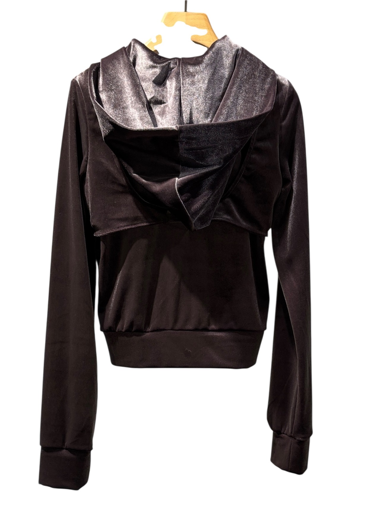 【25AW】BASICKS ベイシックス / micro mini velour hoodie - 2