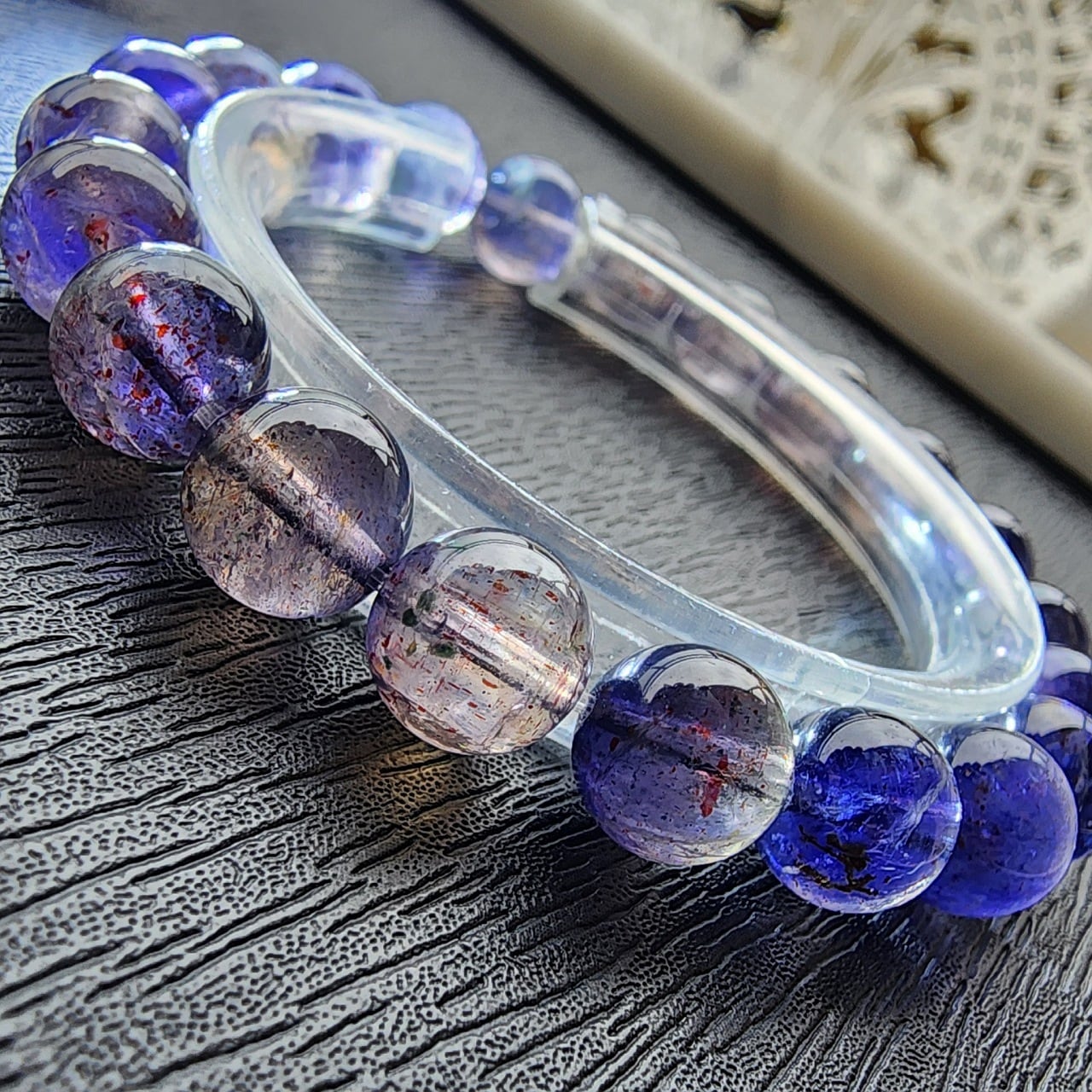 SU108《no.3》極上1点物】カコクセナイトインアメジスト 天然石