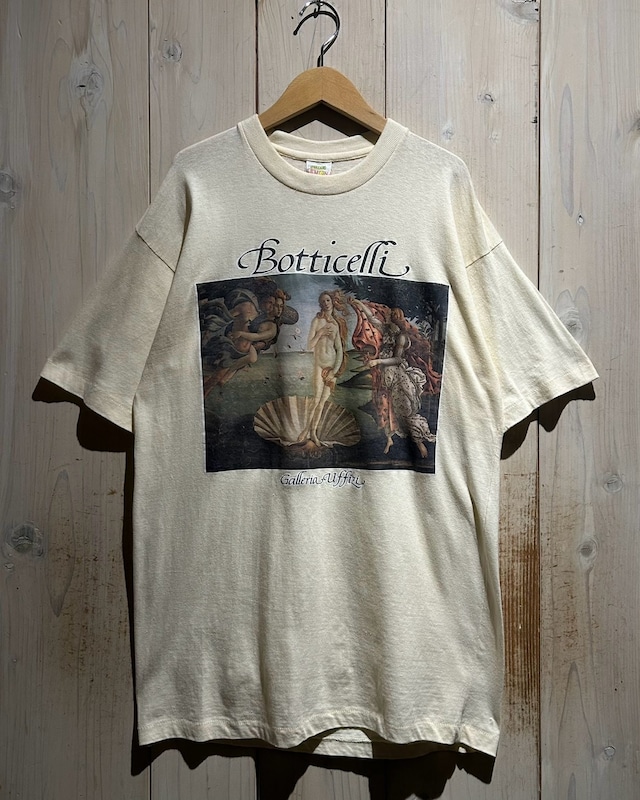 【a.k.a.C.a.k.a vintage】90's" "Birth of Venus" Print Design Vintage T-Shirt