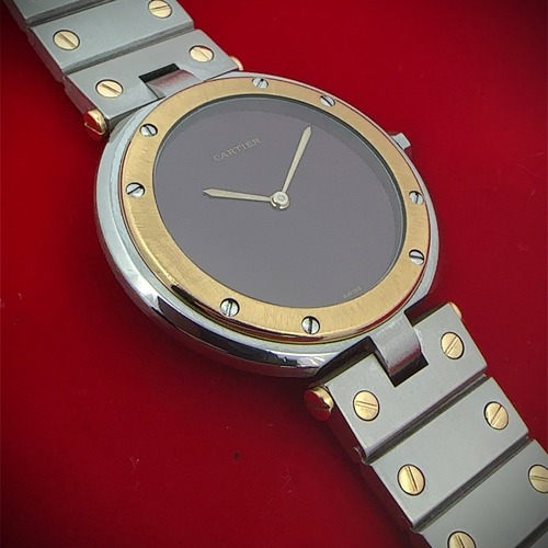Cartier 《サントスヴァンドーム》 クオーツ 1980年代 【1532】