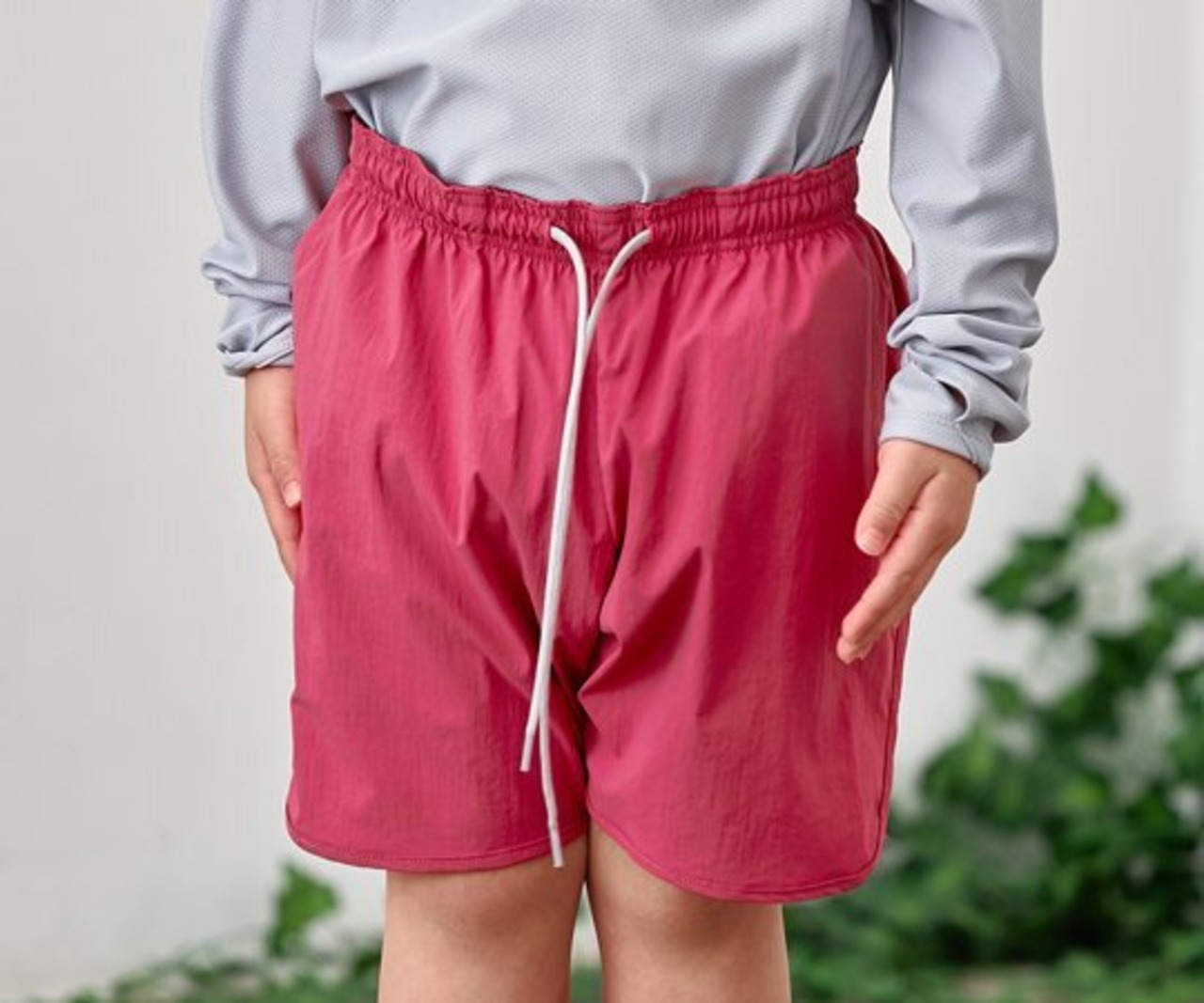 MOUN TEN. 23SS / stretch board shorts / 水陸両用パンツ / size 0（150-160） / magenta