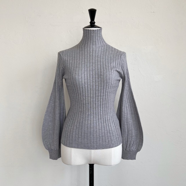 〈SELECT〉ハイネックリブニットプルオーバー T66118PL