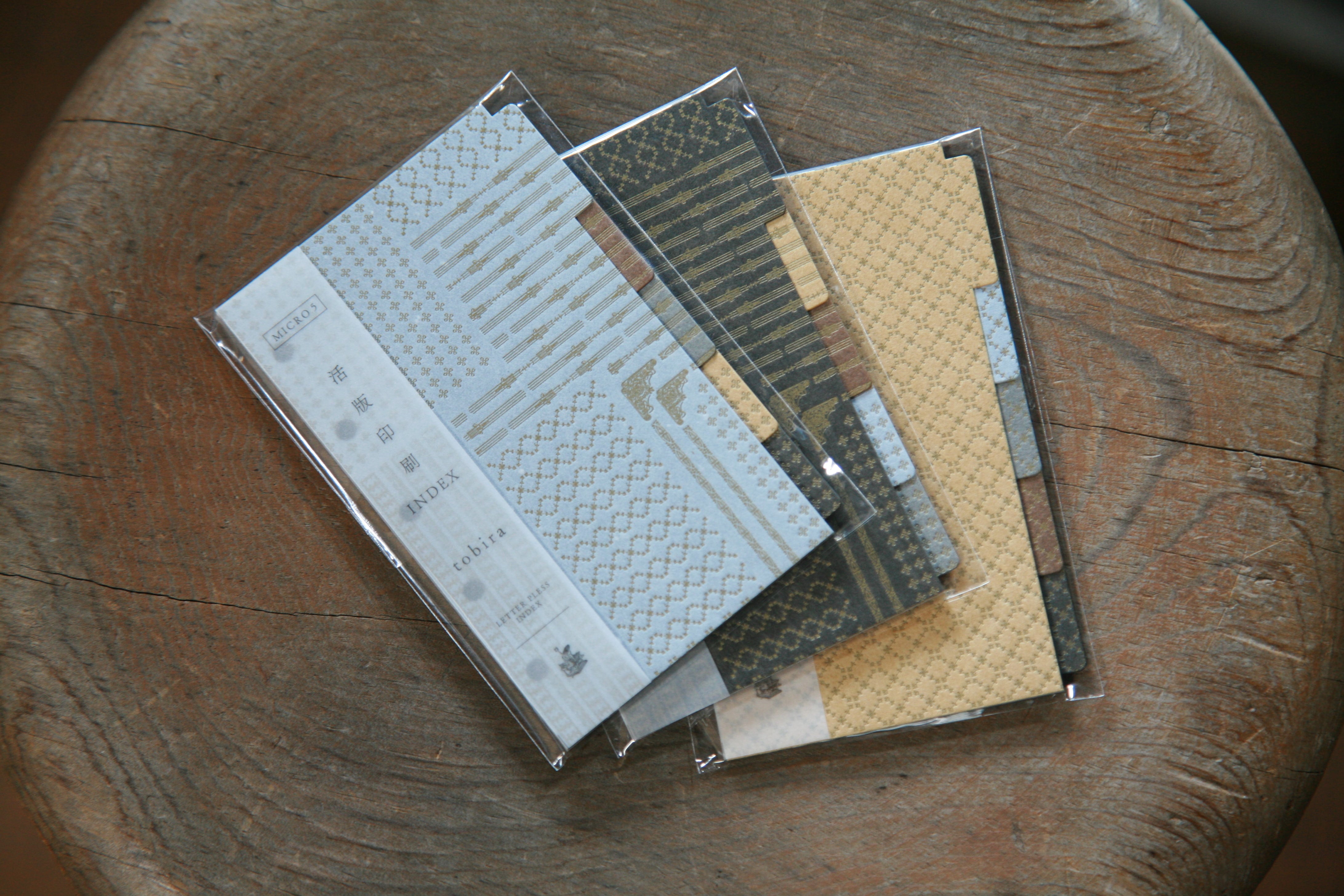 活版印刷 INDEX tobira (MICRO5） | 廣運舘活版所