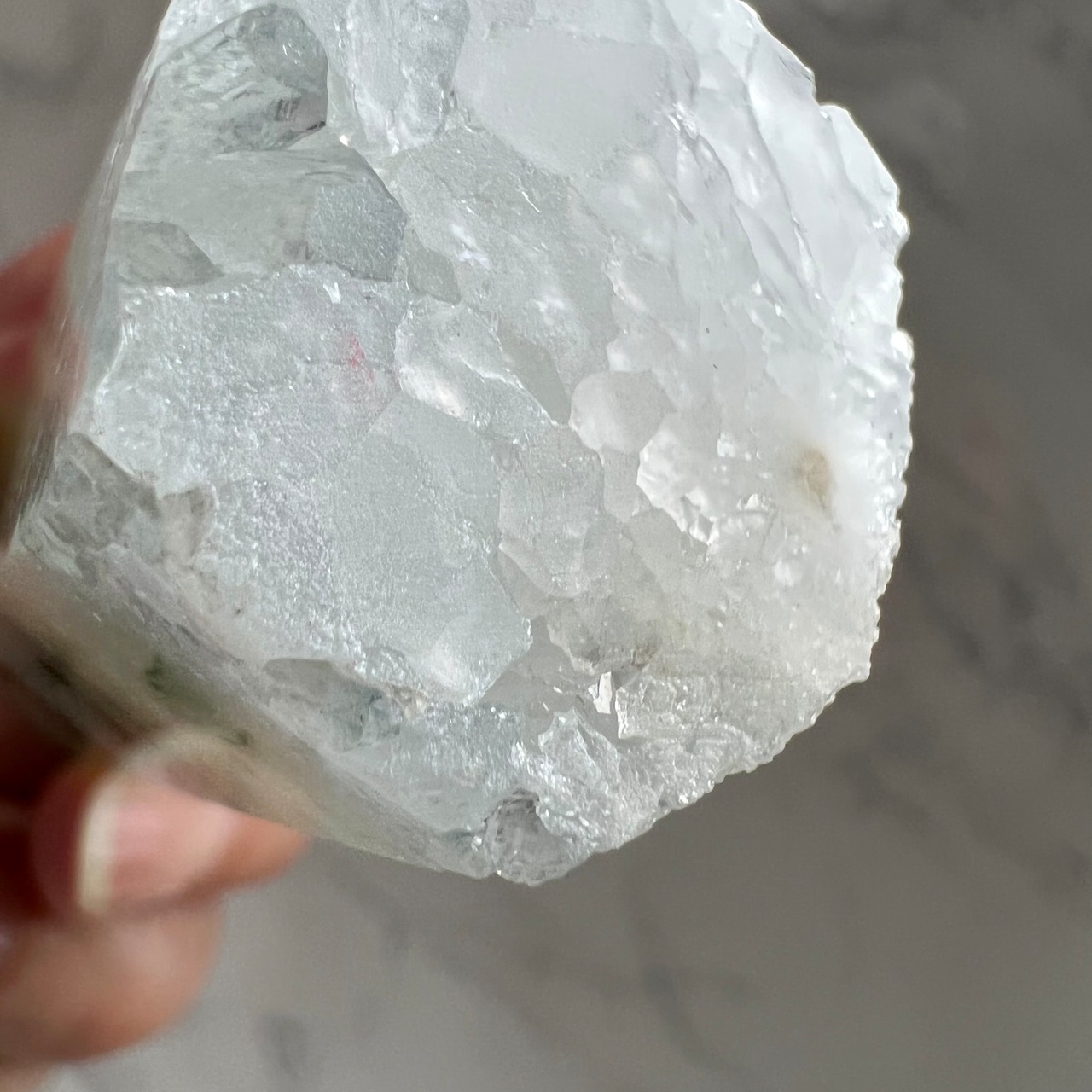 モスアゲートタワー2＊天然石ポイント＊天然石インテリア＊置き物