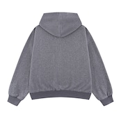 WOKE EDGE  / Double Face Glit Zip Hoodie