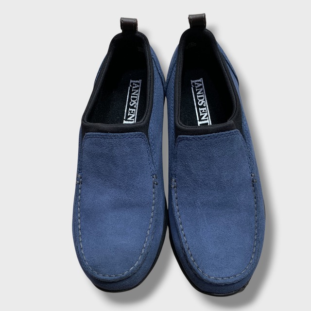 LANDS'END ランズエンド スエードモックシューズ デッドストック US6