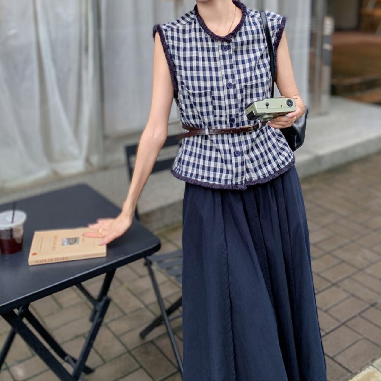 ご注文品✿︎フレアラインのトップスとスヌード ほそい 