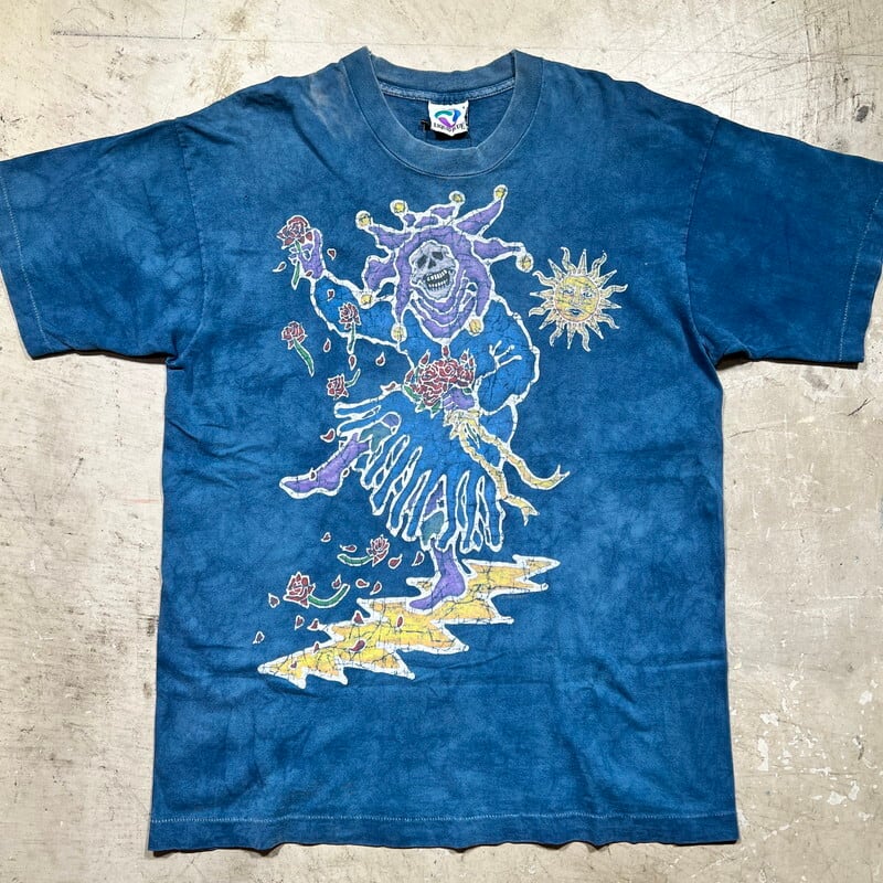 90's GRATEFUL DEAD グレイトフルデッド Dancing Jester 1994 タイダイTee Batik バティック 道化師  LIQUID BLUE Lサイズ USA製 希少 ヴィンテージ BA-2221 RM2640H | agito vintage powered by  ...