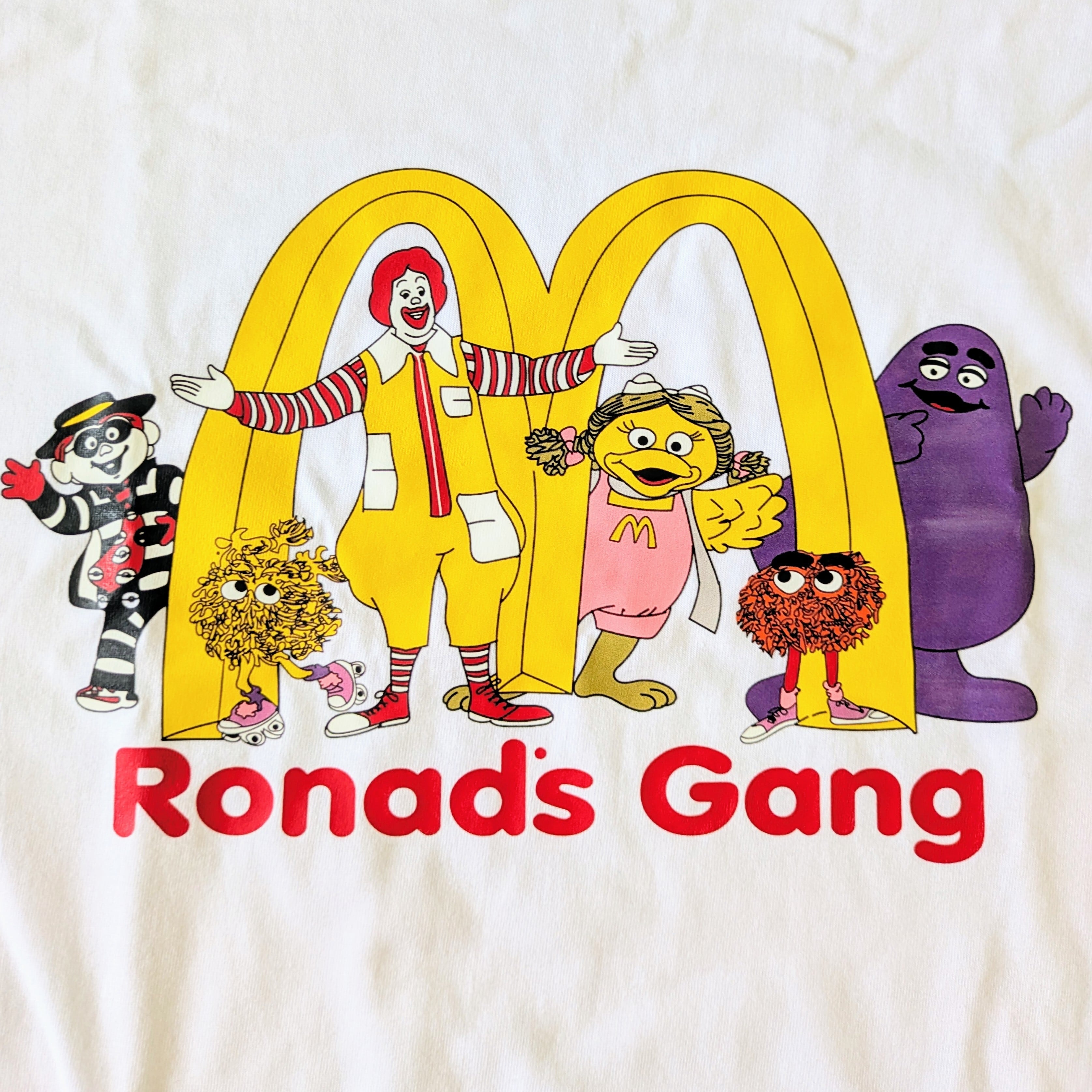 マクドナルド ★ キャラクター Tシャツ レア オーバーサイズ マクドナルド Tシャツ キャラT 両面プリント | FiMi