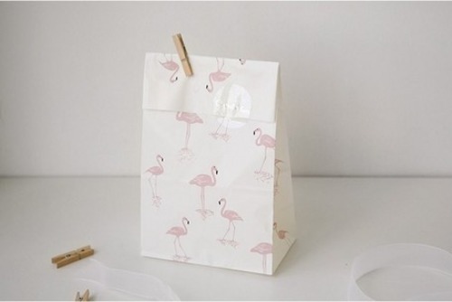 ギフトバッグ　paper bag -  Flamingo