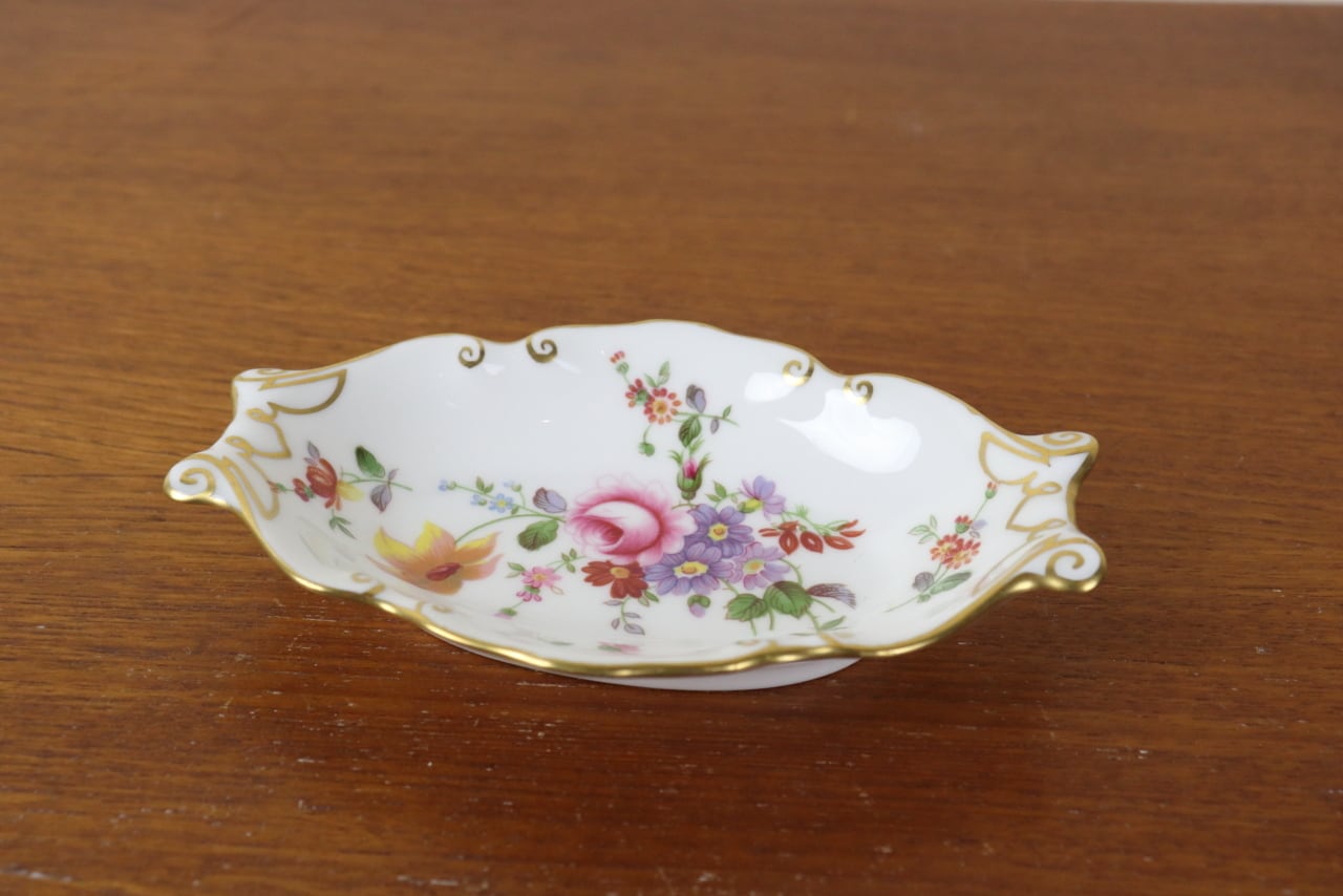  Crown Derby 花柄 トレイ 小物入れ ロイヤルクラウンダービー | epoca