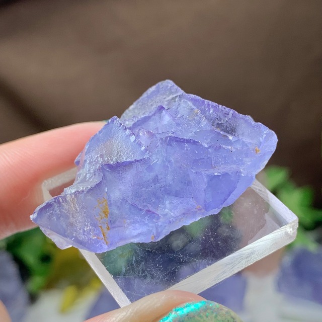 3.幻想的な色合い☆ヤオガンシャン産・ブルーフローライト原石