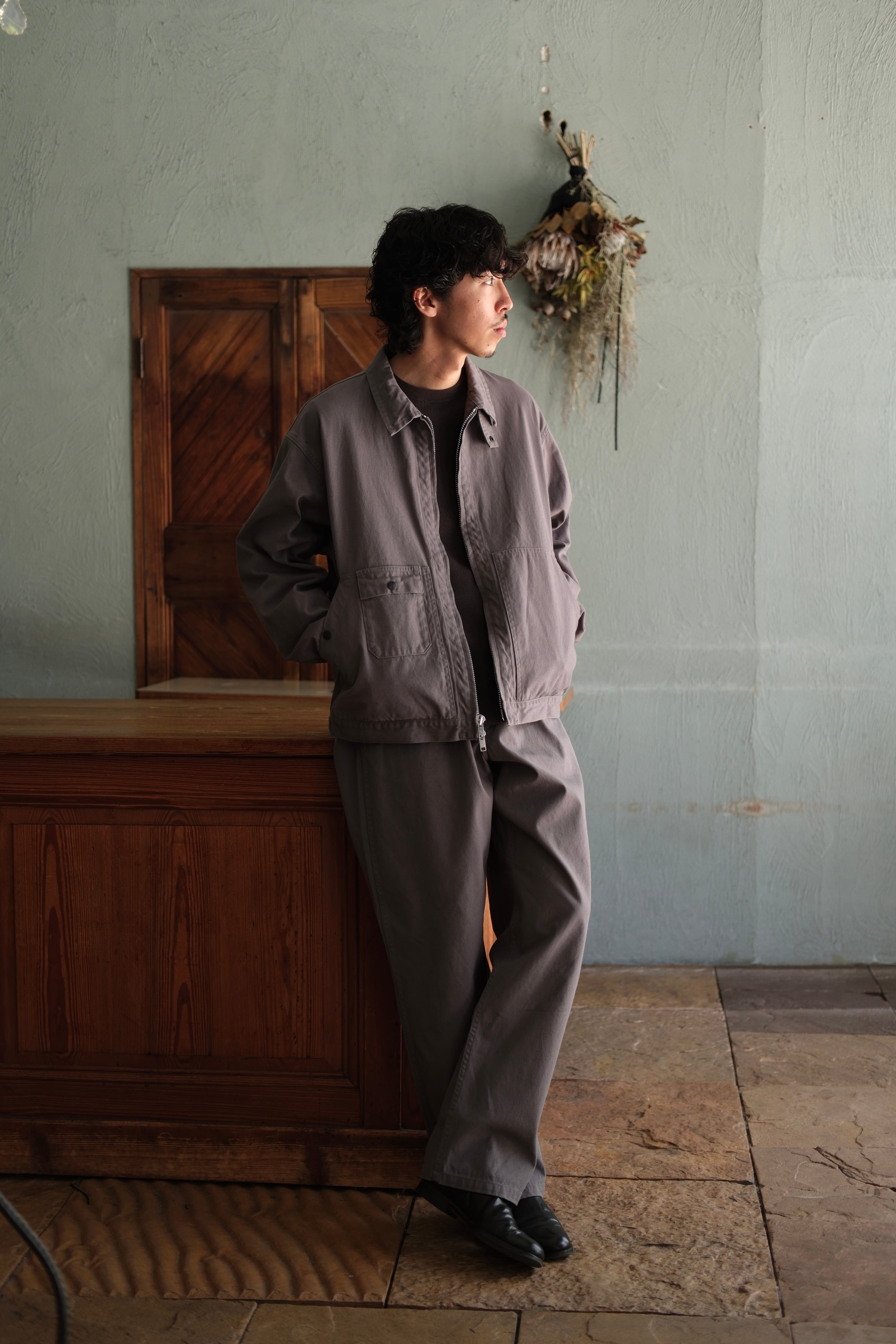 Utah／“stabilizer gnz” 0-56CC reverse pleated trousers ／Utah 20th