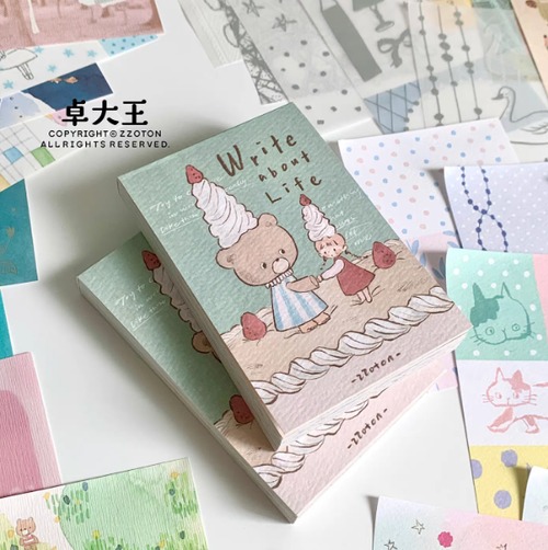 新作予約☆MO1025｜Molinta【写写撕撕 / Write & Tear】ミックスペーパーメモ