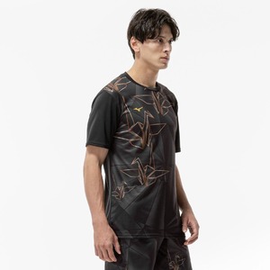ミズノドライエアロフローグラフィックTシャツ[メンズ]J2MAD054 吸汗速乾【限定オリガミパック】