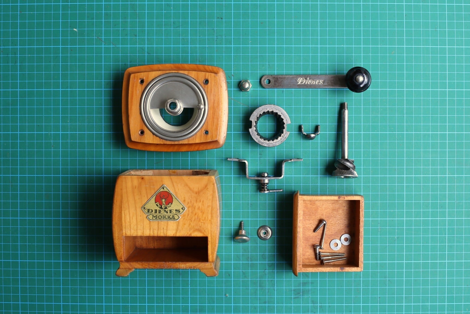 ドイツ アンティーク ヴィンテージ PeDe コーヒーミル 『Mokka No.708