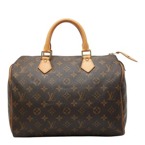 ルイ ヴィトン モノグラム スピーディ30 ハンドバッグ ミニボストンバッグ M41108 ブラウン PVC レザー レディース LOUIS VUITTON 【中古】