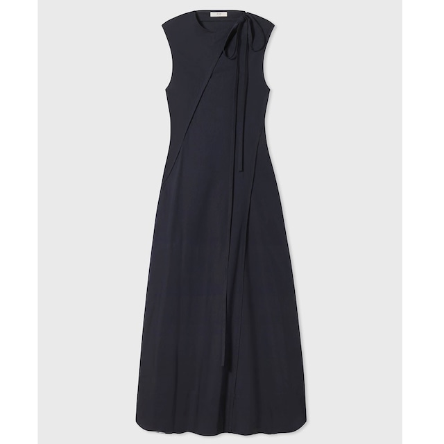 CO　SLEEVELESS LONG SLIP DRESS　NAVY