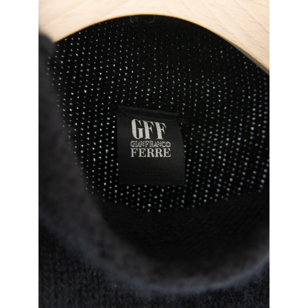 【GIANFRANCO FERRE】Made in Italy Wool-Angora H/S Sweater（ジャンフランコフェレ イタリア製 ウールアンゴラ半袖セーター ニット）