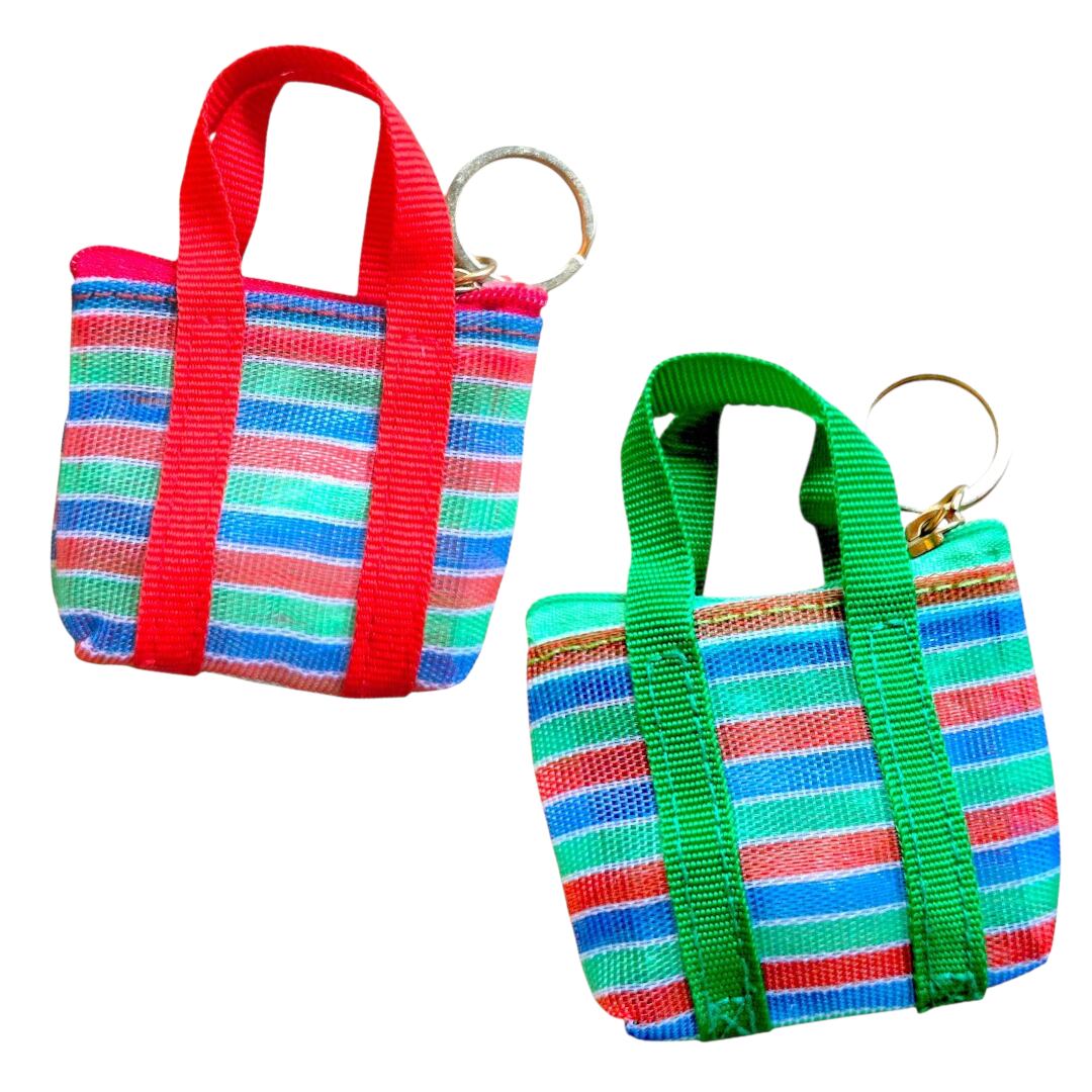 ミニチュア!台湾の漁師網バッグのキーホルダー