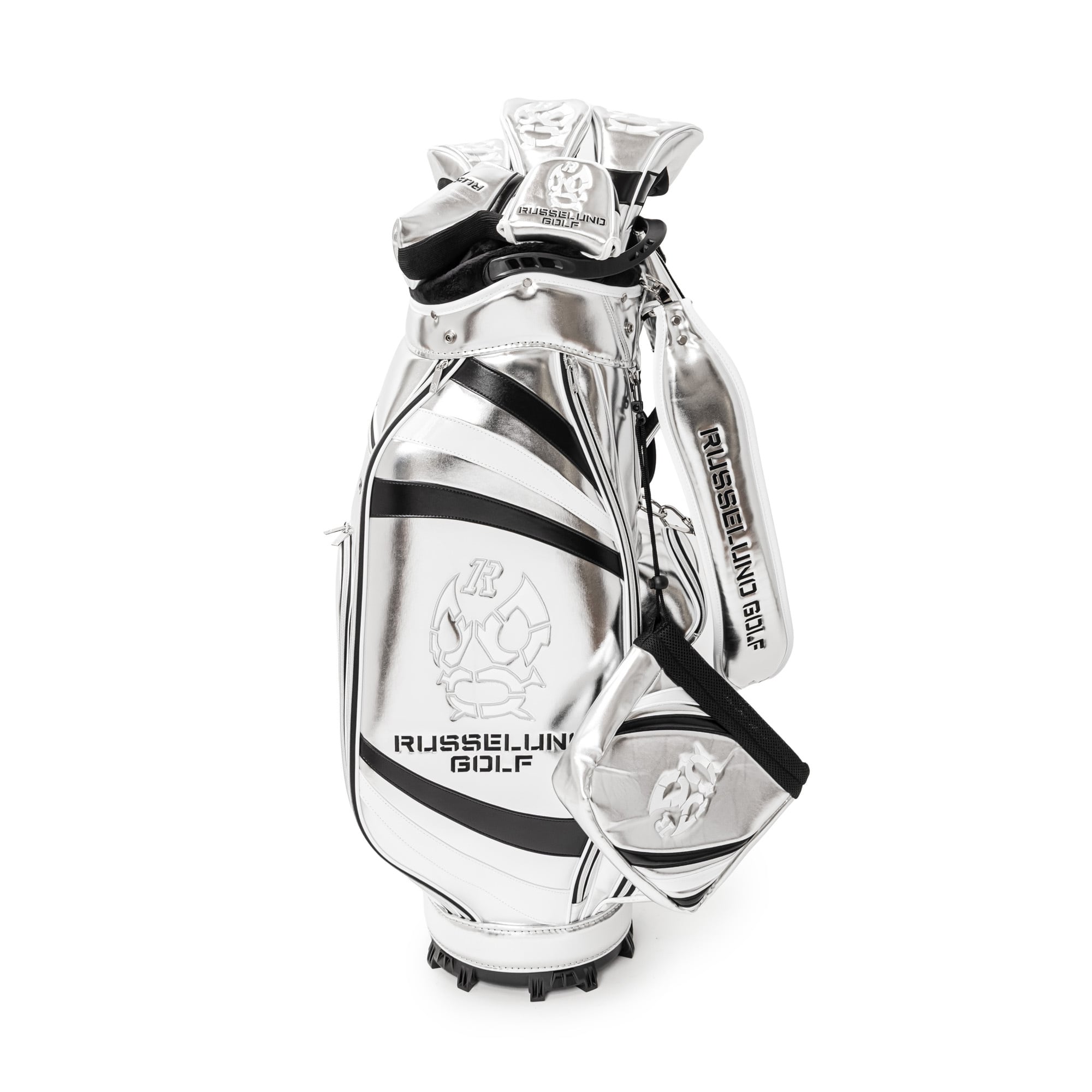ラッセルノ Russeluno GOLF キャディバッグ＆ヘッドカバーセット【10
