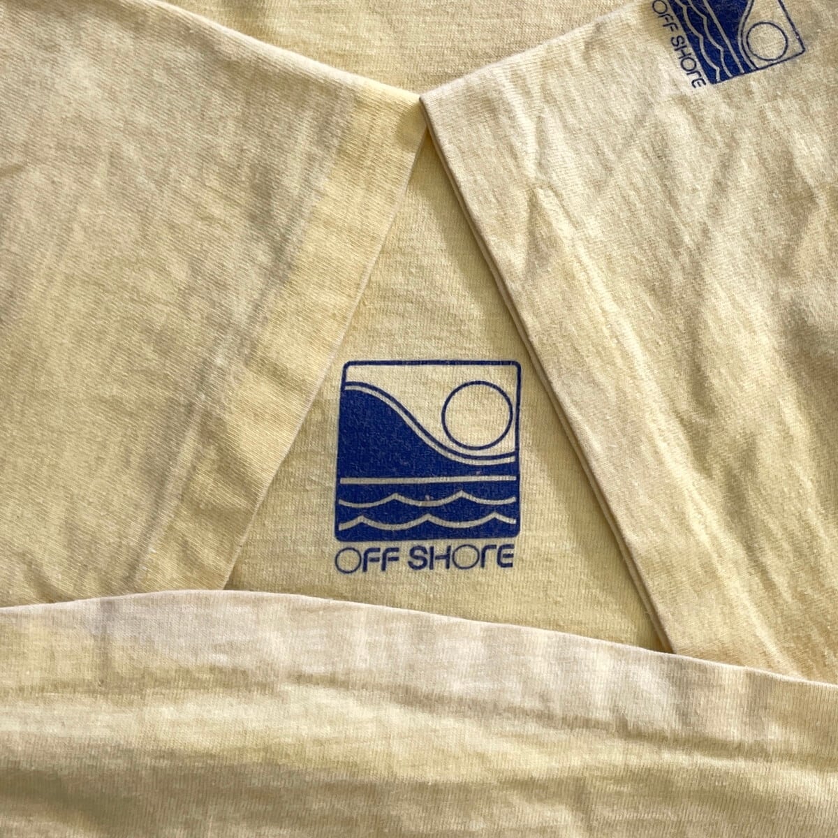 希少 70年代 USA製 オールドサーフ最初期 OFF SHORE オフショア 袖ロゴ