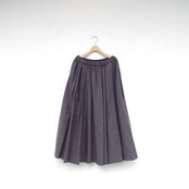 SIWALY nylon gather long skirt