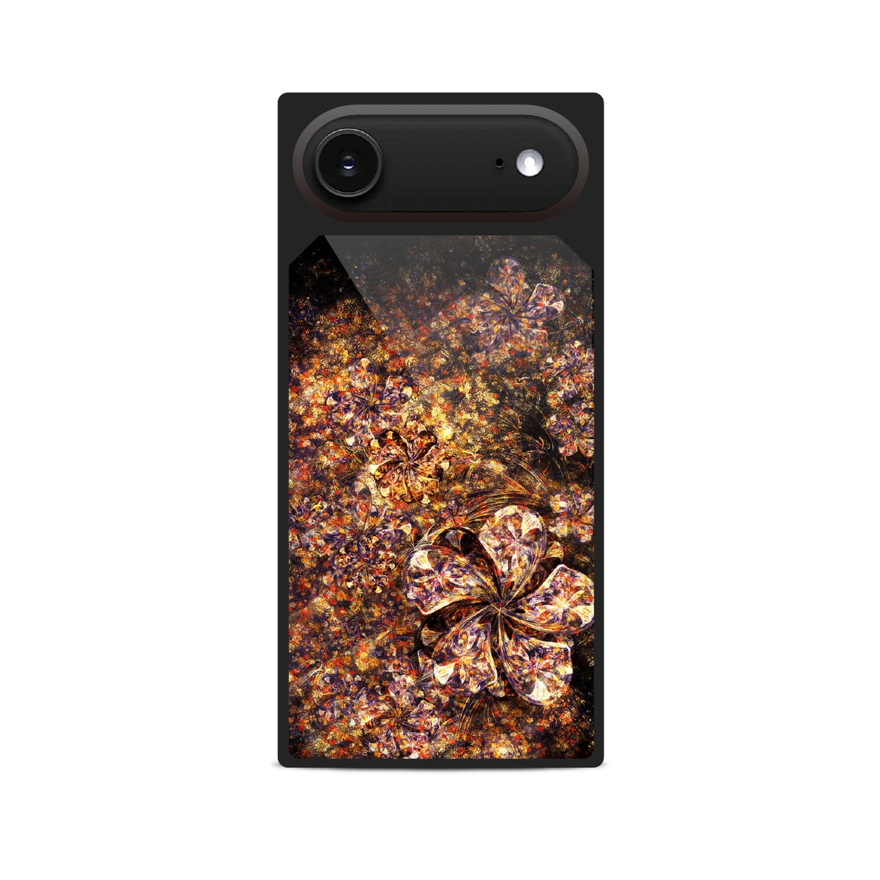 宝華 - 和風 四角型 強化ガラスiPhoneケース